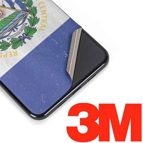 El Salvador Flag Distressed Google Pixel 3a XL Skin